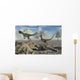 Small Pack Dilophosaurus Dinosaurs Plains Wall Decal