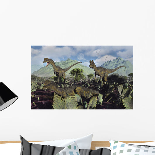 Small Pack Dilophosaurus Dinosaurs Wall Decal
