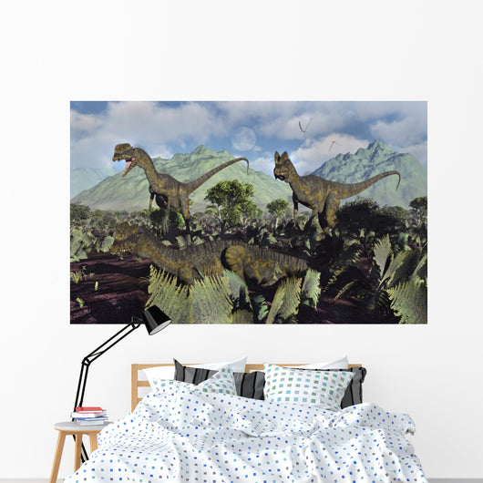 Small Pack Dilophosaurus Dinosaurs Wall Decal