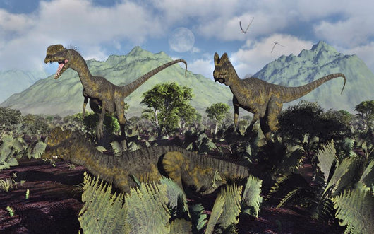Small Pack Dilophosaurus Dinosaurs Wall Decal