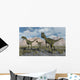 Small Pack Dilophosaurus Dinosaurs Close-up Wall Decal