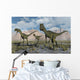 Small Pack Dilophosaurus Dinosaurs Close-up Wall Decal