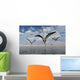 Gathering Large Quetzalcoatlus Pterosaurs Wall Decal