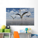 Gathering Large Quetzalcoatlus Pterosaurs Wall Decal