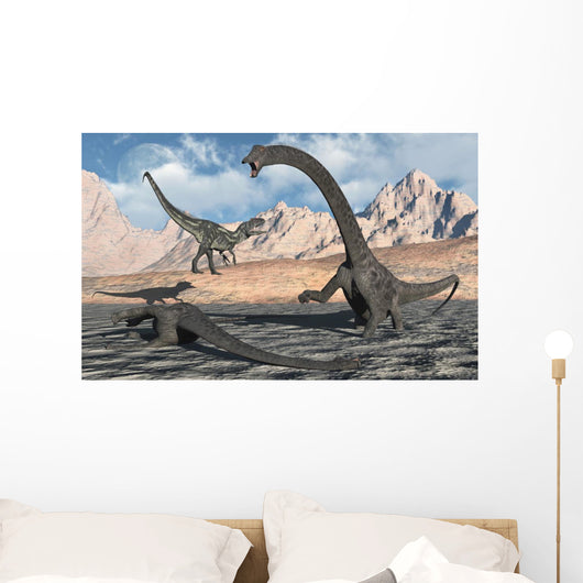 Allosaurus Waits for Its Wall Decal