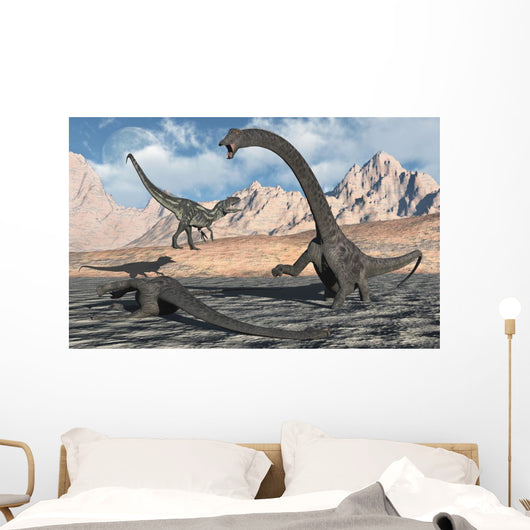 Allosaurus Waits for Its Wall Decal