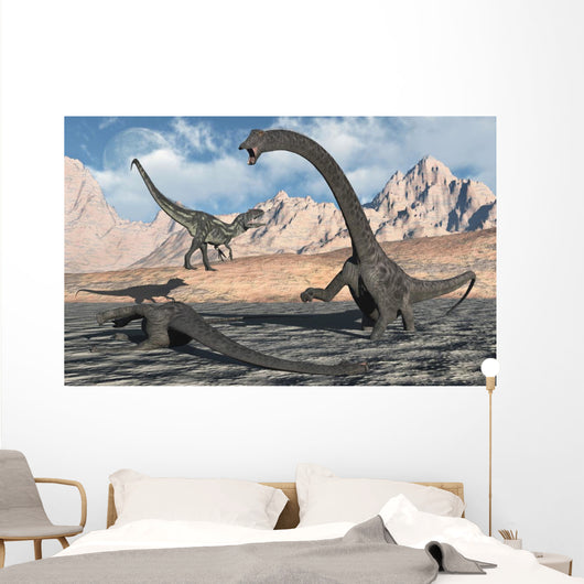 Allosaurus Waits for Its Wall Decal