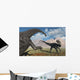 Large Diplodocus Dinosaur Confronting Wall Decal