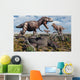 Pack Carnivorous T-rex Dinosaurs Wall Decal
