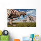 Pack T-rex Dinosaurs Moving Wall Decal