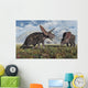 Torosaurus Dinosaurs during Earth's Wall Decal