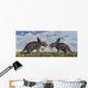 Pair Torosaurus Dinosaurs Involved Wall Decal