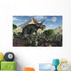 Torosaurus Dinosaur during Earth's Wall Decal