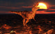 Dinosaur Covered Lava during Wall Decal