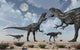 Pack Allosaurus Dinosaurs from Wall Decal