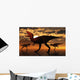 Pack Tyrannosaurus Rex Dinosaurs Evening Wall Decal