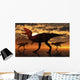 Pack Tyrannosaurus Rex Dinosaurs Evening Wall Decal