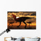 Pack Tyrannosaurus Rex Dinosaurs Evening Wall Decal