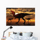 Pack Tyrannosaurus Rex Dinosaurs Evening Wall Decal