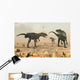 Small Pack Allosaurus Dinosaurs Wall Decal