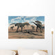 Pack Allosaurus Dinosaurs Surrounding Wall Decal