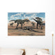Pack Allosaurus Dinosaurs Surrounding Wall Decal