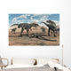 Pack Allosaurus Dinosaurs Surrounding Wall Decal