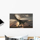 Allosaurus Watching Pair Large Wall Decal