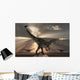 Allosaurus Watching Pair Large Wall Decal