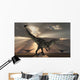 Allosaurus Watching Pair Large Wall Decal