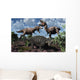 Armored Ankylosaurus Protecting Itself Wall Decal
