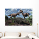Armored Ankylosaurus Protecting Itself Wall Decal