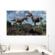 Armored Ankylosaurus Protecting Itself Wall Decal