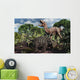 Armored Ankylosaurus Protecting Itself Jungle Wall Decal