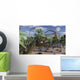 Omeisaurus Dinosaurs Being Stalked Wall Decal