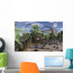 Omeisaurus Dinosaurs Being Stalked Wall Decal