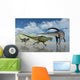 Omeisaurus Being Chased Pair Wall Decal