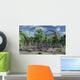 Small Herd Omeisaurus Dinosaurs Landscape Wall Decal