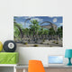 Small Herd Omeisaurus Dinosaurs Landscape Wall Decal