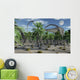 Small Herd Omeisaurus Dinosaurs Landscape Wall Decal