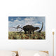 Velociraptors Attacking Armored Pinacosaurus Wall Decal