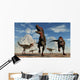 Herd Carnivorous Tarbosaurus Dinosaurs Wall Decal