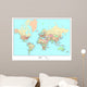 Political World Map Wall Mural