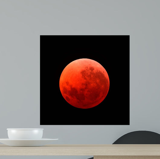 Lunar Eclipse Taken April Wall Decal