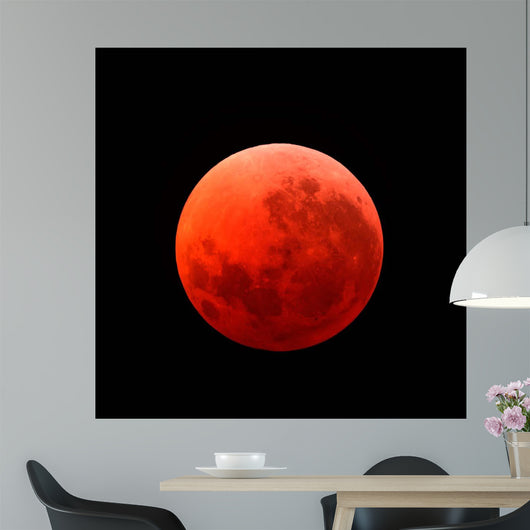 Lunar Eclipse Taken April Wall Decal