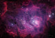Messier 8 Lagoon Nebula Wall Decal