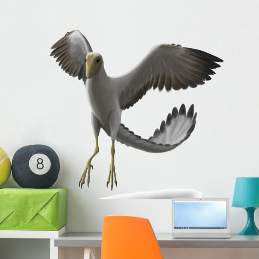 Archaeopteryx with Wings Spread Wall Decal