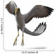 Archaeopteryx with Wings Spread Wall Decal