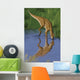 Hypsilophodon Drinking Water from Wall Decal