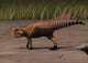 Psittacosaurus Sibiricus Prehistoric Landscape Wall Decal